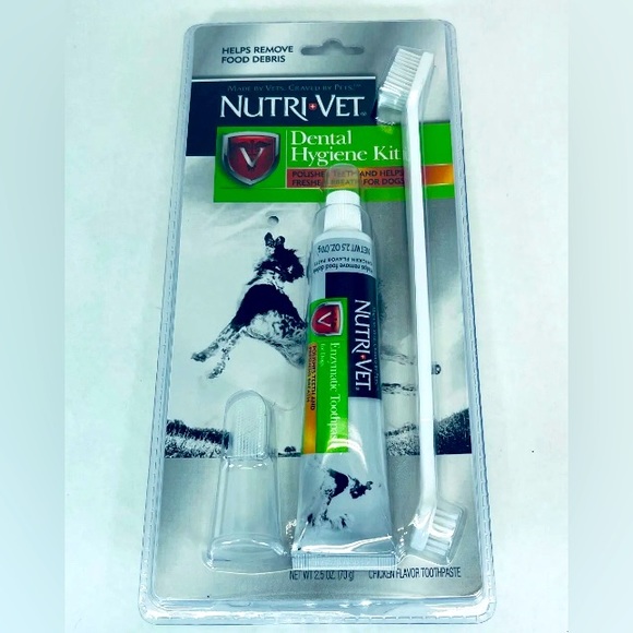 Dog New Nitri Vet Dental Hygiene Kit Dog Toothpaste And Brush 87491